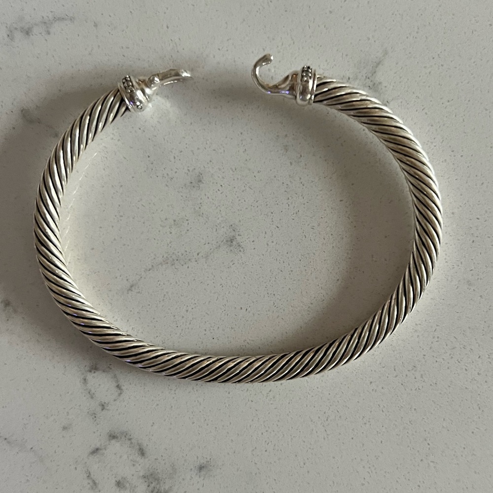 David Yurman Buckle Bracelet With Diamonds View 3